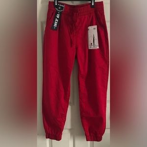 VIP JEANS  Red Joggers ( Size: 9 )